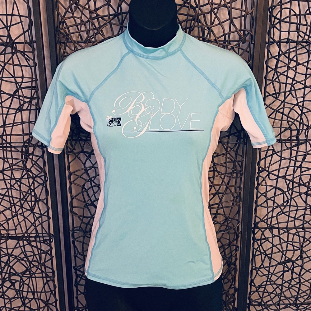 Body Glove rash guard surf swim water shirt UV protection Girls size Medium